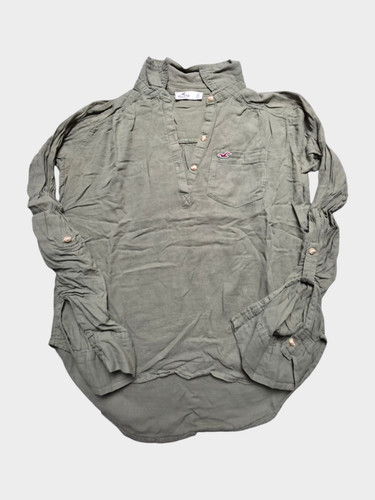 Hollister damen bluse - xs, grün