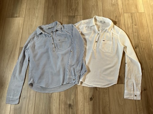 Hollister hemd blau weiß - hollister,