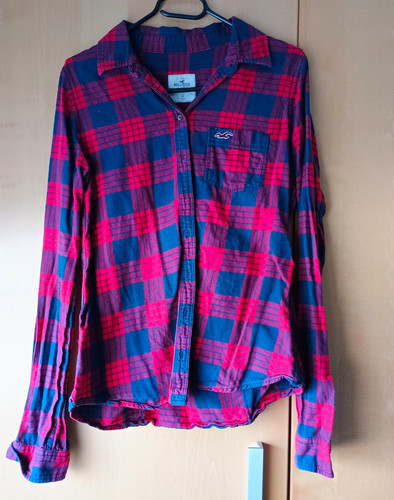 Hollister damen hemd - hemd, kariert
