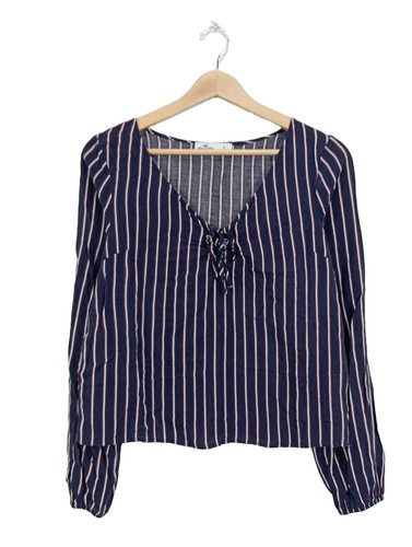 Hollister langarm bluse - langarm-bluse, damen