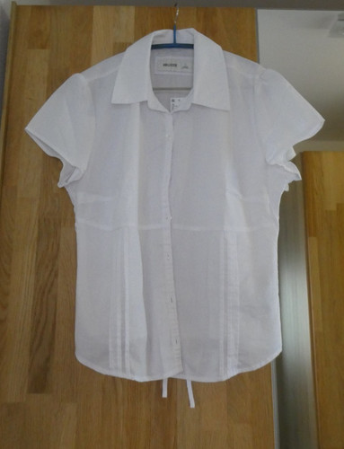 Hollister bluse kurzarm weiß - bluse,