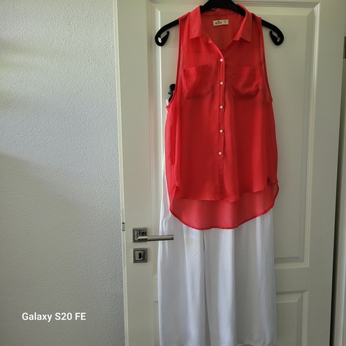 ärmellose chiffonbluse rot - chiffonbluse,