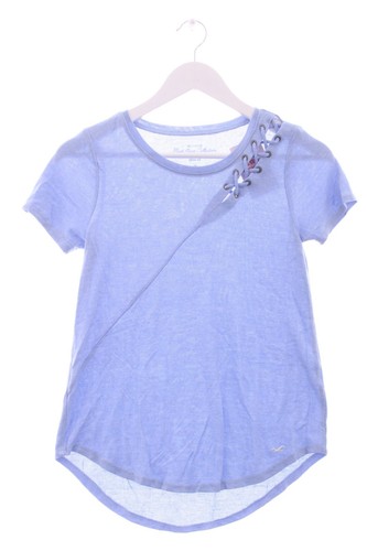 Hollister bluse damen blau - blau, gr