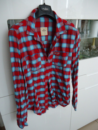 Damenbluse hemd hollister l - hemd, gr.l
