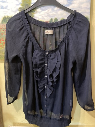 Hollister bluse blau - hollister,