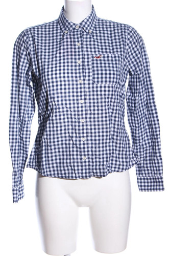 Hollister karoblusen blau - hollister,