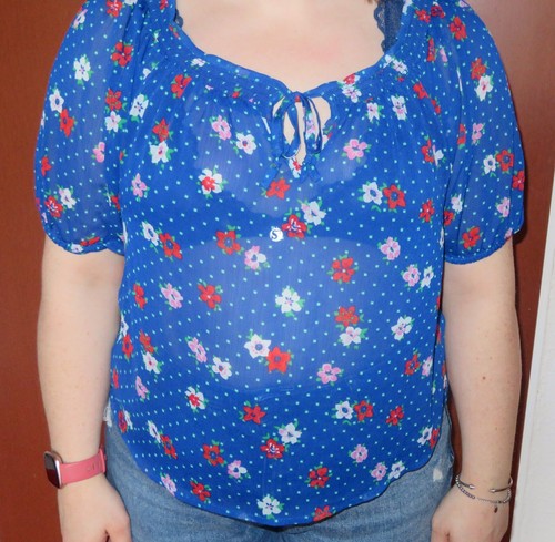 Hollister blusen blau - hollister, mit