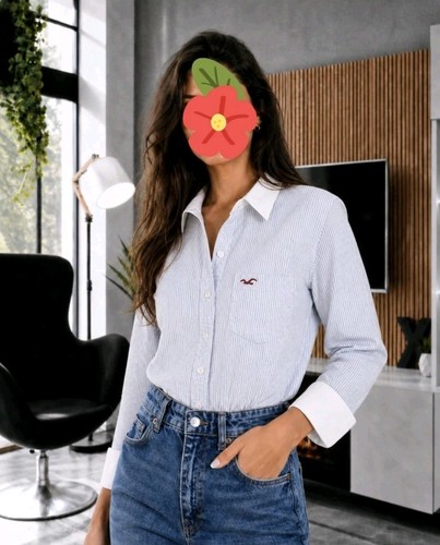 Hollister bluse hemd baumwolle - bluse,